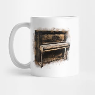 Ragtime Piano Musical Instrument Mug